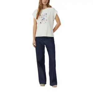 T-shirt με εκτύπωση μπροστά, άνετη γραμμή, γυναικεία s.Oliver image-5