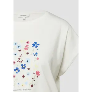 T-shirt με εκτύπωση μπροστά, άνετη γραμμή, γυναικεία s.Oliver image-6