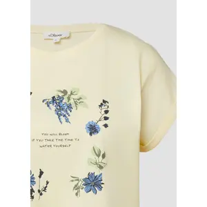 T-shirt με εκτύπωση μπροστά, άνετη γραμμή, γυναικεία s.Oliver image-6