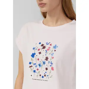 T-shirt με εκτύπωση μπροστά, άνετη γραμμή, γυναικεία s.Oliver image-4
