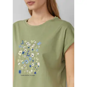 T-shirt με εκτύπωση μπροστά, άνετη γραμμή, γυναικεία s.Oliver image-4