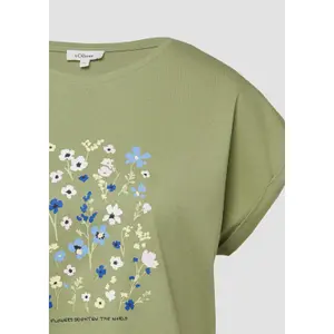 T-shirt με εκτύπωση μπροστά, άνετη γραμμή, γυναικεία s.Oliver image-6