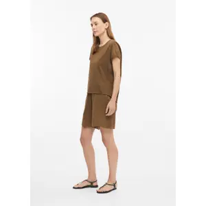 Γυναικείο t-shirt από βαμβάκι σε άνετη γραμμή s.Oliver image-6