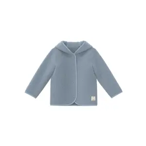 Sweatshirt en peluche à capuche avec application bébé s.Oliver image-0