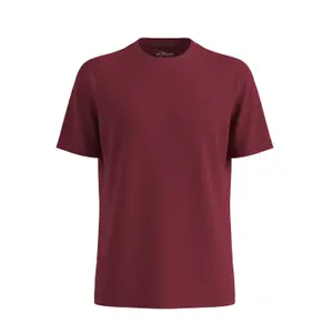 T-shirt από βαμβάκι με εκτύπωση λογότυπο s.Oliver image-0