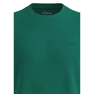 T-shirt από βαμβάκι με εκτύπωση λογότυπο s.Oliver image-5