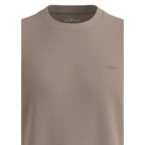 T-shirt από βαμβάκι με εκτύπωση λογότυπο s.Oliver image-5