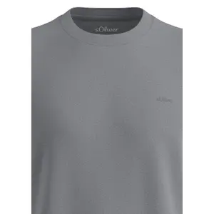 T-shirt από βαμβάκι με εκτύπωση λογότυπο s.Oliver image-5