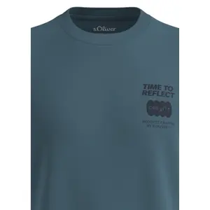 Τ-shirt κλασικό από βαμβάκι με artwork s.Oliver image-4