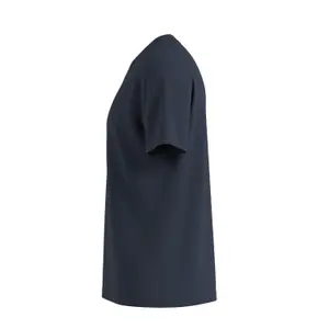 T-shirt από βαμβάκι με V λαιμόκοψη και εκτυπωμένο λογότυπο σε Μεγάλο Μέγεθος s.Oliver image-2