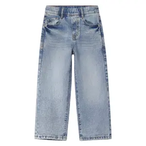 Pull-on Baggy Jeans Relaxed Fit Mid-Rise Wide Leg Used Effect Child s.Oliver image-0