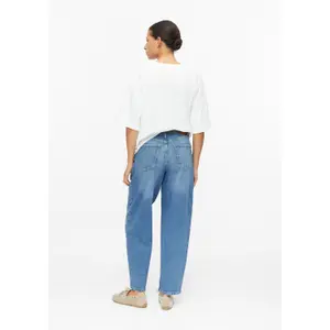 Jeans coupe regular Barrel Leg 5 poches femme s.Oliver image-1