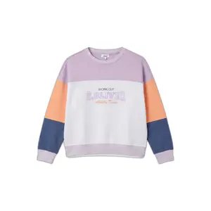 Sweatshirt colorblock com logo mulher s.Oliver image-0