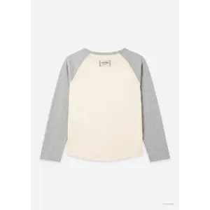 Women's Regular Fit Long Sleeve Contrast Raglan T-shirt with Logo Patch s.Oliver image-1