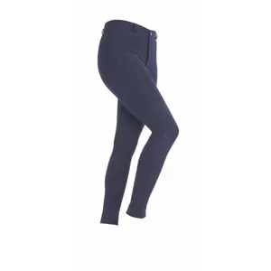 Pantaloni da equitazione a media aderenza per ragazze SaddleHugger image-0