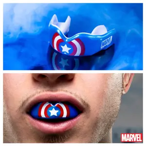 Protectores bucais Safejawz Marvel Captain America image-1