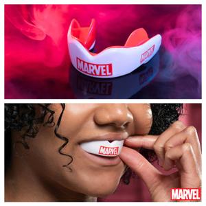 Protectores bucais para crianças Safejawz Marvel Logo image-1