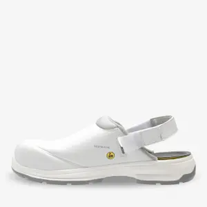 Lightweight and Comfortable Metal-Free Work Clogs with Velcro Closure Safety Jogger image-2
