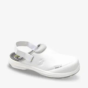 Lightweight and Comfortable Metal-Free Work Clogs with Velcro Closure Safety Jogger image-1