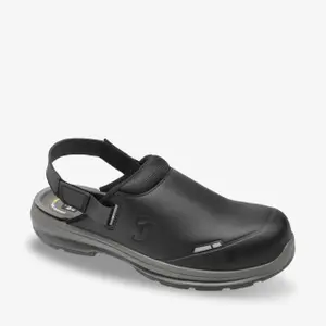 Lightweight and Comfortable Metal-Free Work Clogs with Velcro Closure Safety Jogger image-1
