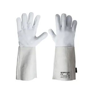 Leather Welding Gloves Safety Jogger (x12) image-0