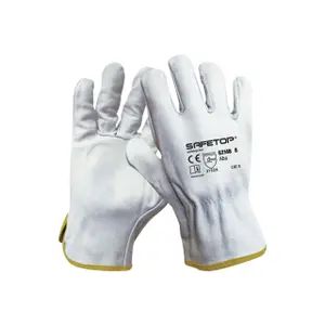 Γάντια Εργασίας Από Δέρμα Μη Υφαντό Safety Jogger (x12) image-0