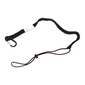 Elastic Lanyard for Tools with Mini-Carabiner Safety Jogger image-0