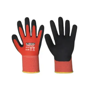 Heat Resistant Nitrile Gloves Safety Jogger (x10) image-0