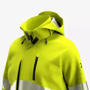 Αδιάβροχο μπουφάν softshell υψηλής ορατότητας Safety Jogger Works image-2
