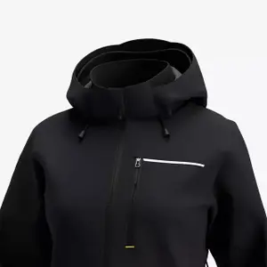 Women's Waterproof Softshell Jacket Safety Jogger Works Oak image-2