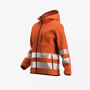 Hooded sweatshirt Safety Jogger Works Scuti HiVis image-1