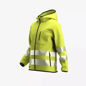 Hooded sweatshirt Safety Jogger Works Scuti HiVis image-1