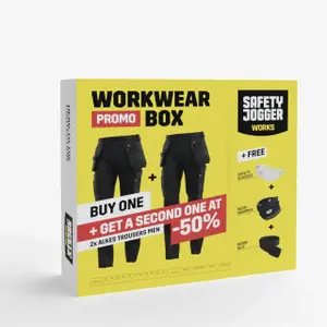 Work Trousers Safety Jogger Works Alkes (x2) image-0