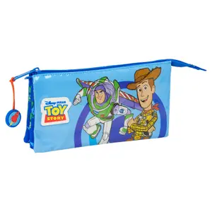 Trousse à crayon triple case Safta Disney Pixar Toy Story Good Vibes