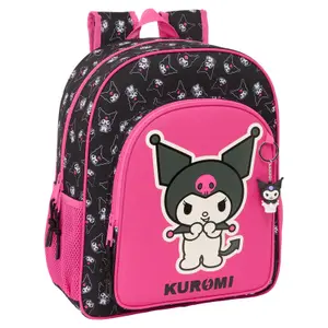 Backpack compatible with adjustable trolley Safta Hello Kitty Kuromi