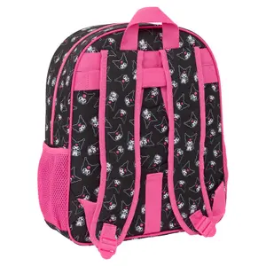 Backpack compatible with adjustable trolley Safta Hello Kitty Kuromi image-1