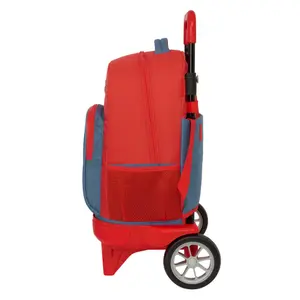 Mochila escolar con carro con ruedas Safta Super Mario image-2