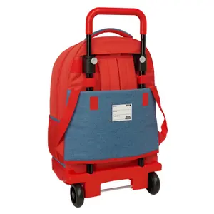 Mochila escolar compacta con ruedas Safta Super Mario image-1