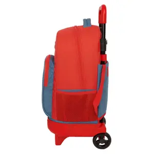 Mochila escolar compacta con ruedas Safta Super Mario image-2