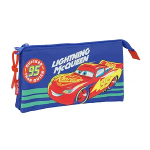Estuche triple para niños Safta Disney Pixar Cars