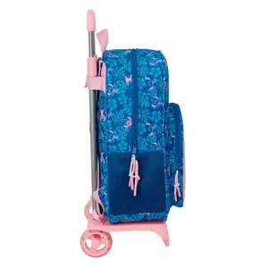 Mochila escolar con carro con ruedas Safta Stitch & Angel Modèle 180 image-2