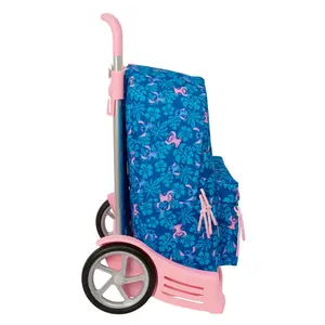 Mochila escolar con carro con ruedas Safta Stitch & Angel Modèle 774 image-2