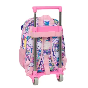 Mochila con carro de ruedas desmontable Safta Hello Kitty & Friends image-1