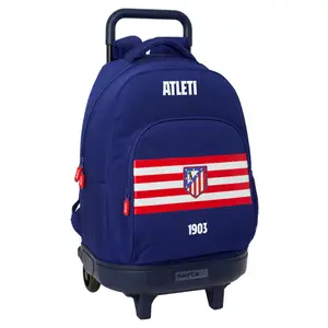 Mochila escolar con carro desmontable Safta Atletico de Madrid