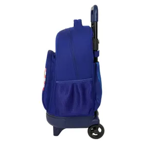 Mochila escolar con carro desmontable Safta Atletico de Madrid image-2