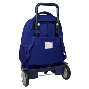 Mochila escolar con carro con ruedas Safta Atletico de Madrid image-1