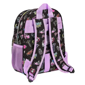 Zaino trolley da bambina Safta Monster High 28x34x10 cm image-1