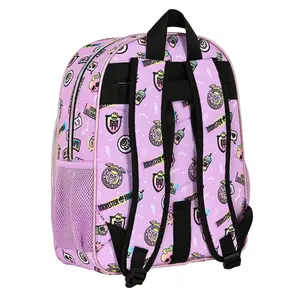 Zaino trolley da bambina Safta Monster High 32x38x12 cm image-1