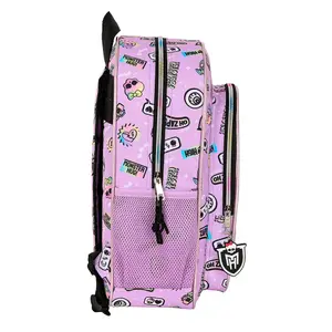 Zaino trolley da bambina Safta Monster High 32x38x12 cm image-2