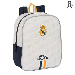 Backpack adaptable to children's cart Safta Real Madrid 22x27x10 cm image-0